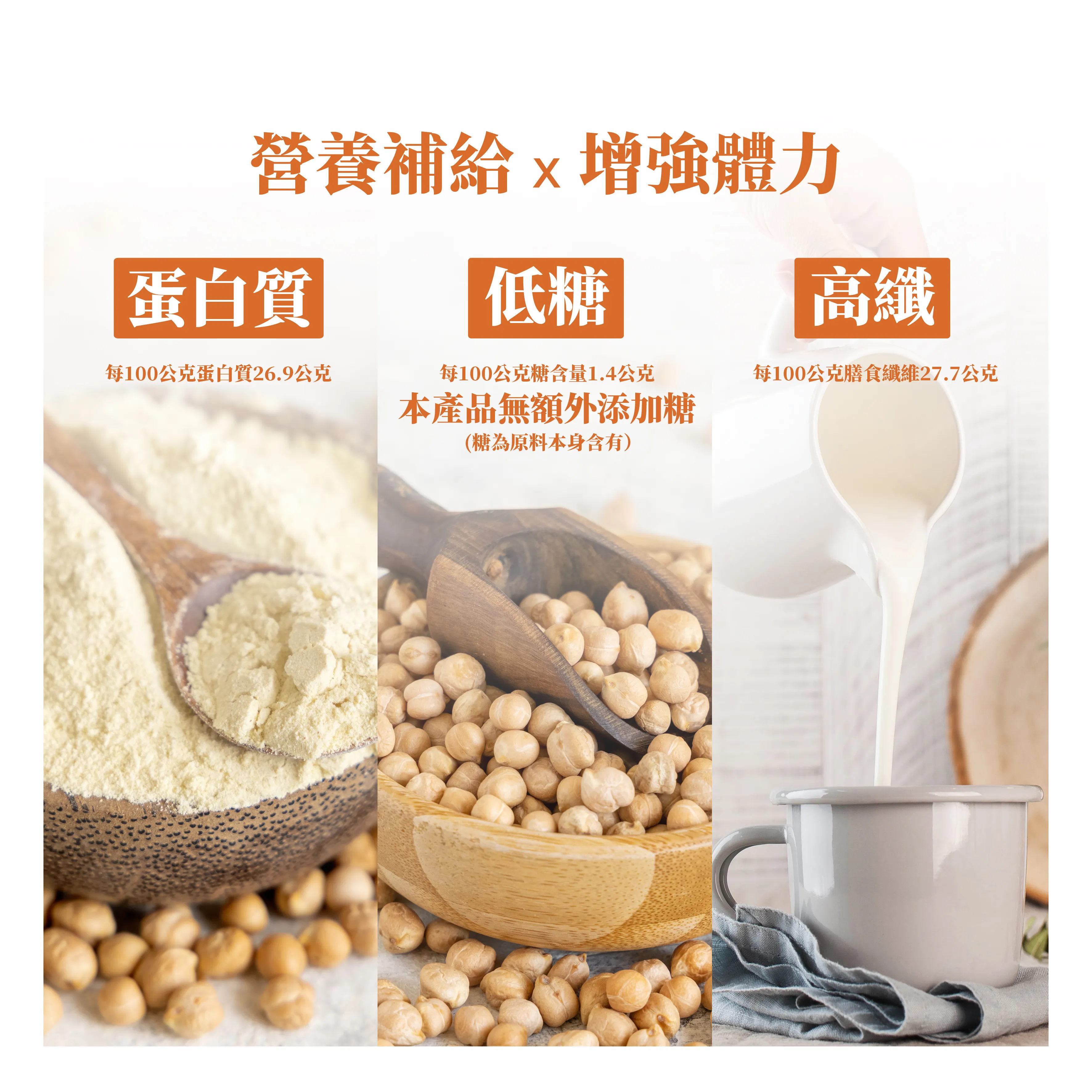 葡聚醣什錦穀豆高纖豆漿 350g / 罐