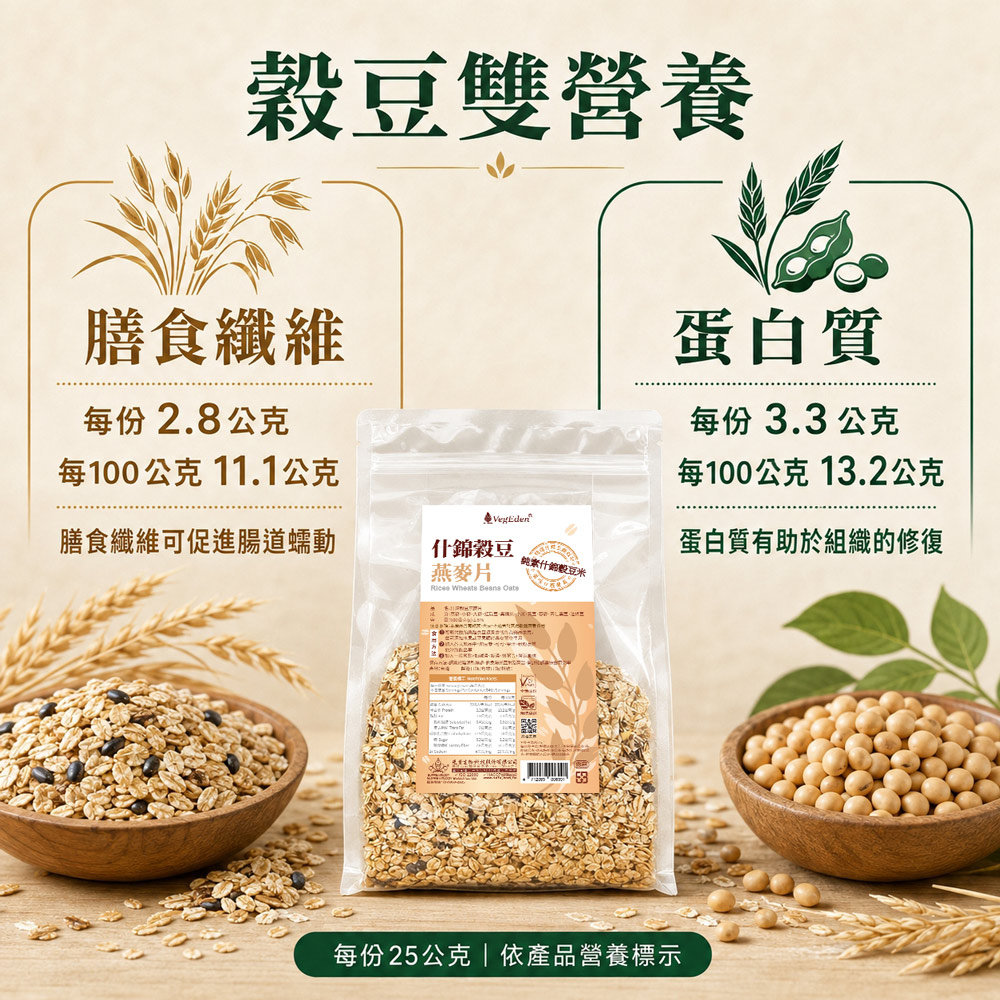 什錦穀豆燕麥片 600g / 包