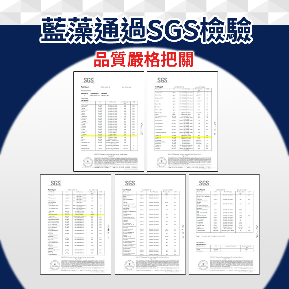 螺旋藻(藍藻)錠(補充包) 2500錠 / 包